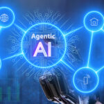 Tech Talks: Design, deploy, orchestrate AI agents with one convenient platform Futuristic Agentic AI Network Concept with Robot Hand and Glowing Icons