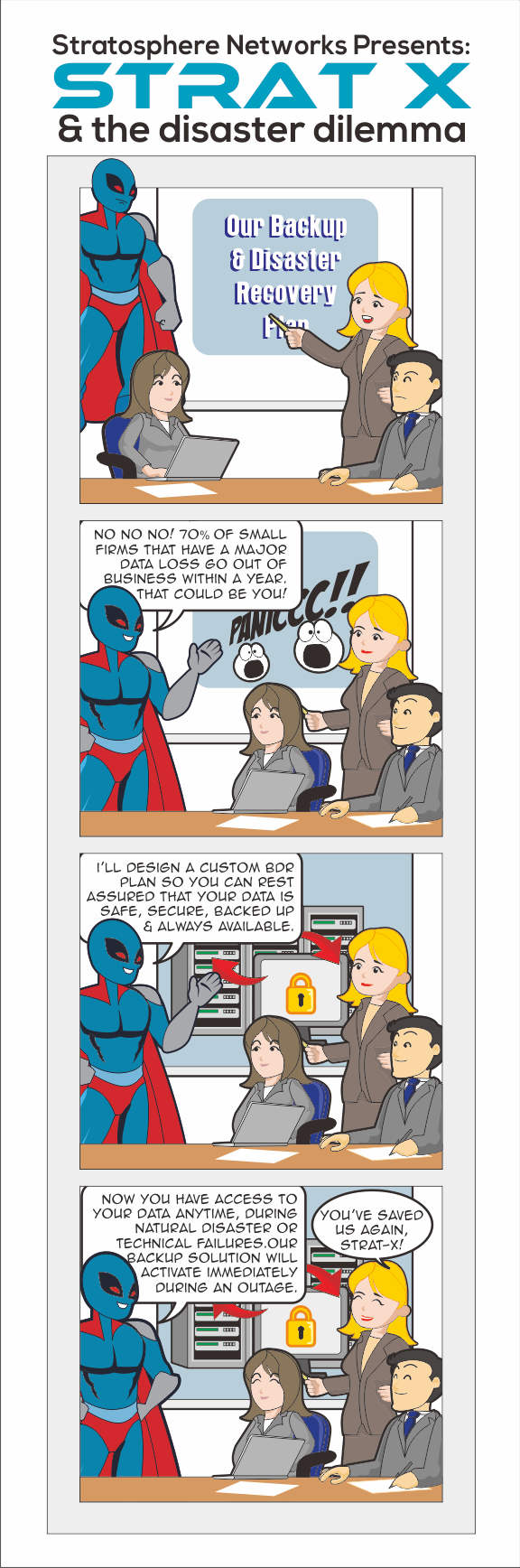 Backup Disaster Recovery Comic